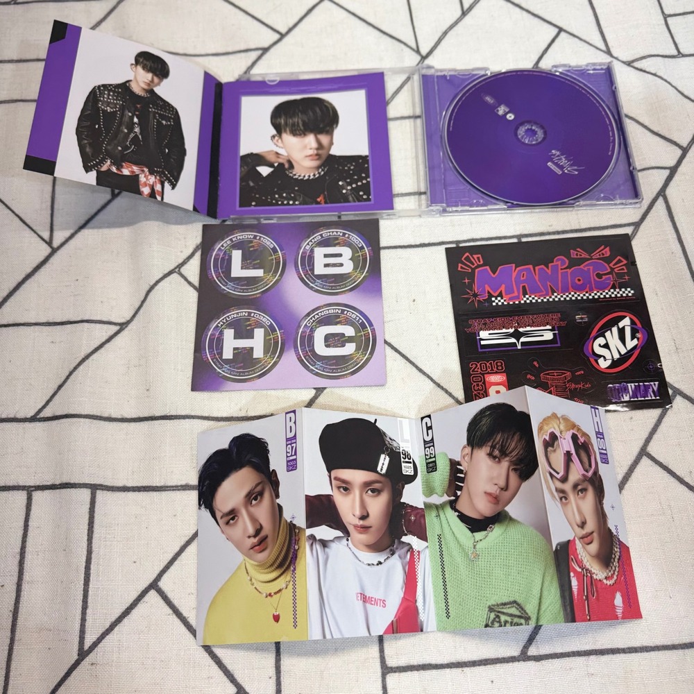 Stray Kids ODDINARY CD Album Jewel Case Purple Changbin Version K-Pop Mini Album - Picture 2 of 6
